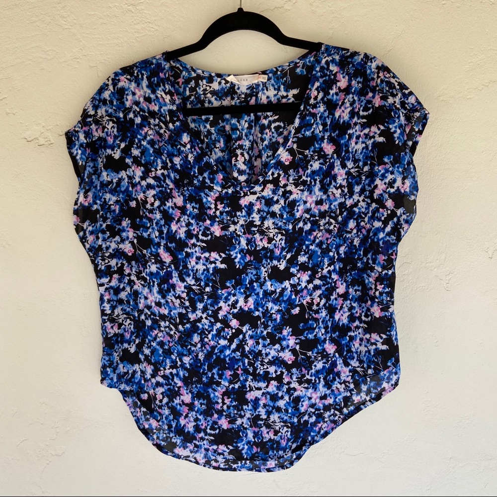 Lush V neck Blouse